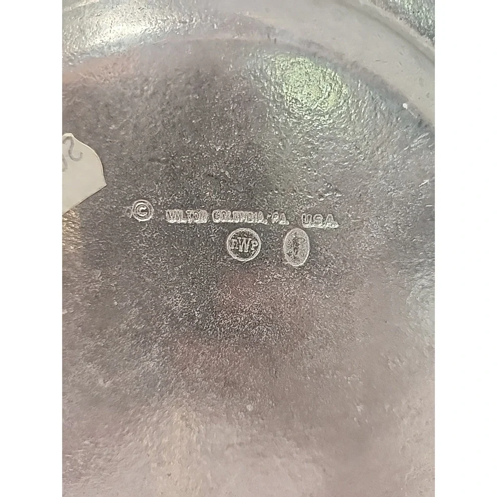 Wilton Armetale RWP Pewter Plate Bowl Trinket ABC Alphabet 123 Numbers 9